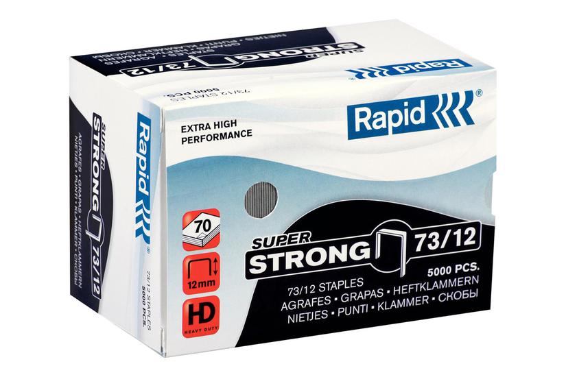 Rapid Super Strong Hæfteklammer 73 12 12 Mm Pakke Med 5000