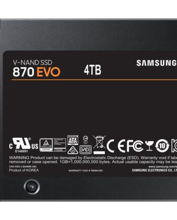 Samsung 870 Evo 4tb Ssd     Sata