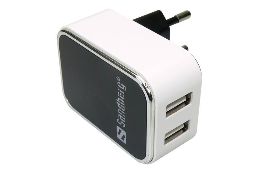 Sandberg Ac Charger Dual Strømforsyningsadapter Usb