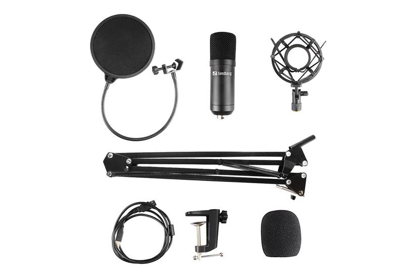 Sandberg Streamer Usb Microphone Kit Mikrofon