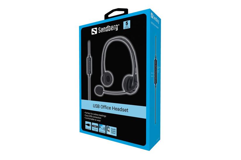 Sandberg Usb Office Headset Headset Usb-