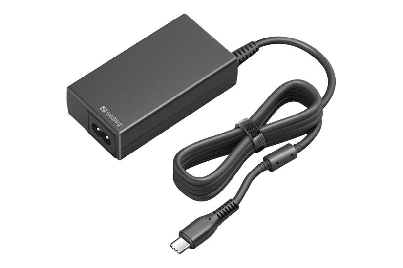 Sandberg Usb- Ac Charger Pd65w Strømforsyningsadapter 24 Pin Usb- 65 Watt