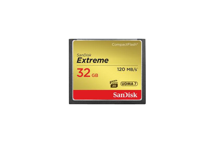Sandisk Extreme Flashhukommelseskort 32 Gb Compactflash
