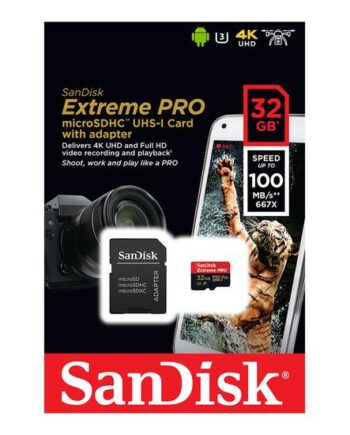 Sandisk Extreme Pro Flashhukommelseskort 32 Gb Microsdhc Uhs-