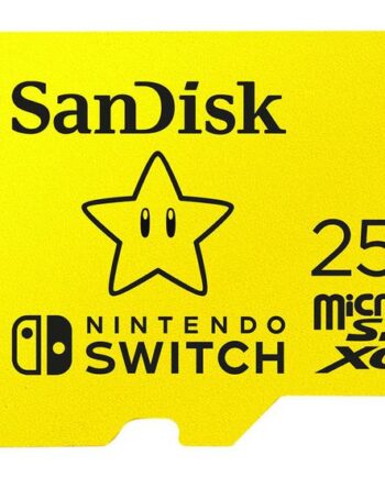 Sandisk Nintendo Switch Flashhukommelseskort 256 Gb Microsdxc Uhs-