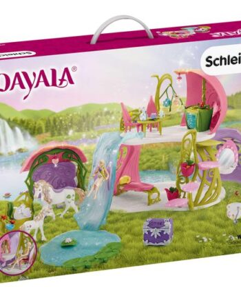 Schleich Bayala Glitrende Blomsterhus Med Enhjørningesø Og Stald Actionfigur