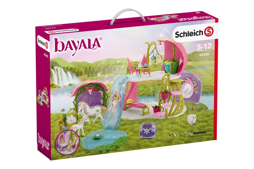 Schleich Bayala Glitrende Blomsterhus Med Enhjørningesø Og Stald Actionfigur