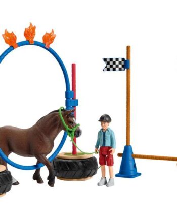 Schleich Farm World Pony-handlebane Actionfigur