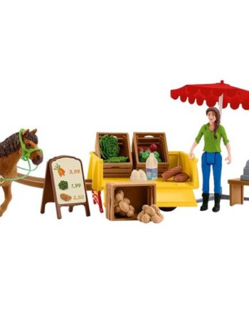 Schleich Farm World Sunny Day Mobile Farm Stand Actionfigur