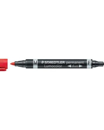 Staedtler Lumocolor Duo Dobbeltspids-markør Rød