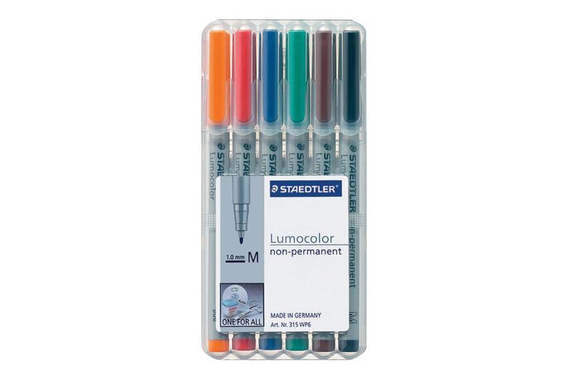 Staedtler Lumocolor 315 Fiberspidspen Assorterede Farver Pakke Med