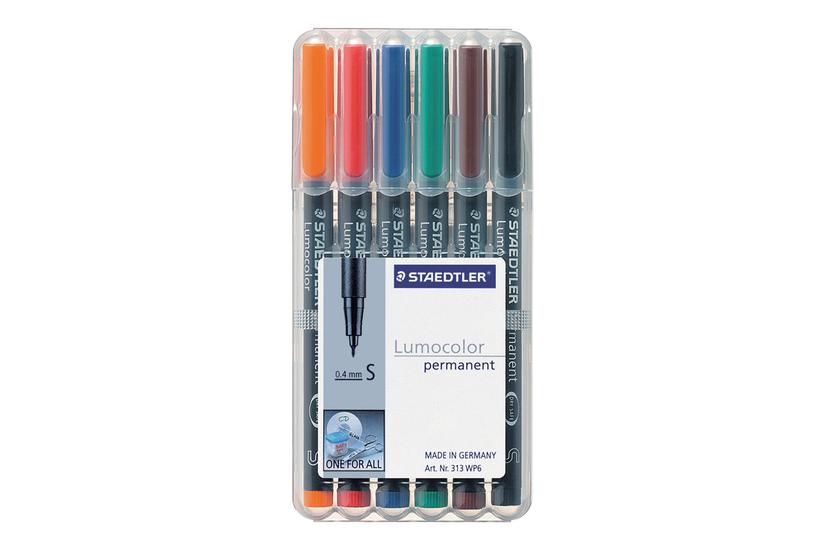 Staedtler Lumocolor 313 Markør Pakke Med