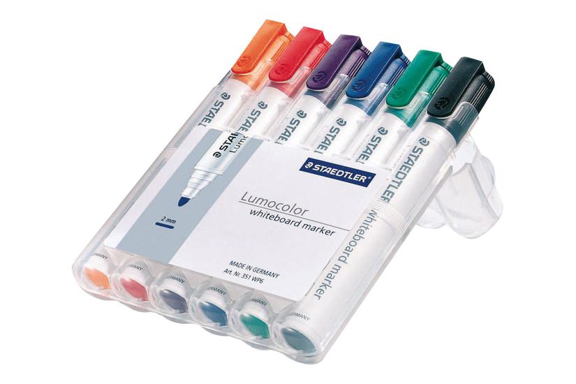 Staedtler Lumocolor Markør Sort Rød Blå Grøn Orange Violet Pakke Med
