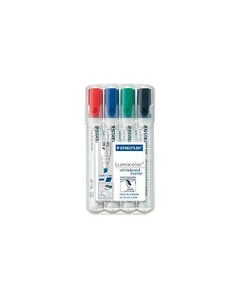 Staedtler Lumocolor Markør Sort  Rød  Blå  Grøn  Pakke Med