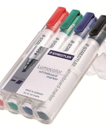 Staedtler Lumocolor Markør Sort  Rød  Blå  Grøn  Pakke Med