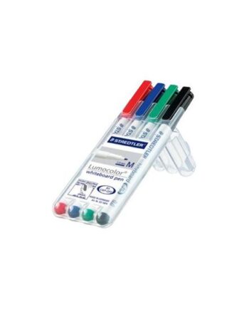 Staedtler Lumocolor 301 Markør Sort  Rød  Blå  Grøn  Pakke Med