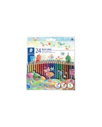 Staedtler Noris Colour Farvet Blyant Diverse Klare Farver  Pakke Med 24