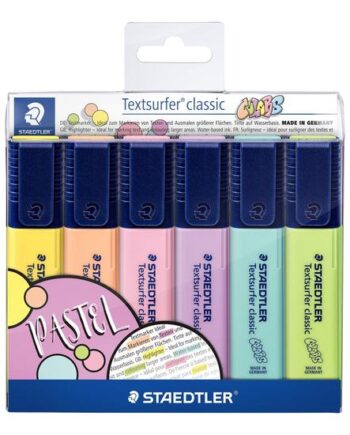 Staedtler Textsurfer Classic 364 Highlighter Assorterede Farver  Pakke Med