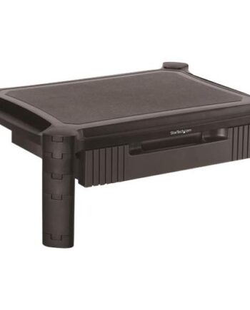 Startech Com Adjustable Monitor Riser Drawer Monitors Up To 32 - Adjustable Height Monitor Stand Computer Monitor Riser  Monstadjd  Stativ For Monitor Sort