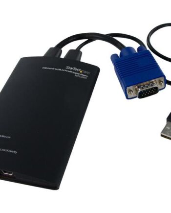 Startech Com Crash Cart Adapter 1920   1200 Portable Laptop Usb     To Kvm Console  Notecons01  Kvm Switch   Porte