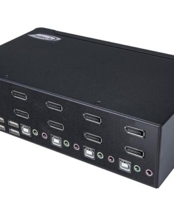 Startech Com Displayport Kvm   Port 4k 60hz Dual Monitor Kvm Displayport Switch Kvm Displayport Desktop Kvm Switch  Sv431dpddua2  Kvm   Audio   Usb Switch   Porte Monterbar På Stativ