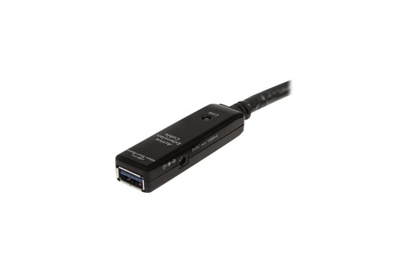 Startech Com 32 Ft Active Usb Extension Cable With Ac Power Adapter Shielded Male To Female Usb Usb Gen Type 5gbps Extender Usb3aaext10m Usb Forlængerkabel Usb Type Til Usb Type 10