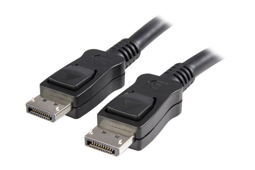 Startech Com 10 Ft Displayport Cable With Latches 4k 2k 4096 2160 60hz Dpcp Hdcp Male To Male Dp Video Monitor Cable Displport10l Displayport Kabel