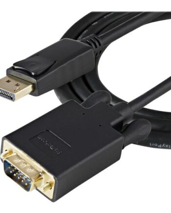 Startech Com 3ft Displayport To Vga Adapter Cable 1920x1200 Active Displayport  Dp  Computer Or Laptop To Vga Monitor Or Tv Display  Dp2vgamm3b  Videoadapterkabel Displayport Til Hd-15  Vga