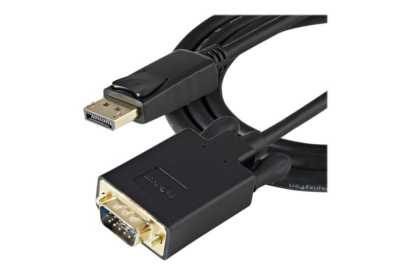 Startech Com 3ft Displayport To Vga Adapter Cable 1920x1200 Active Displayport Dp Computer Or Laptop To Vga Monitor Or Tv Display Dp2vgamm3b Videoadapterkabel Displayport Til Hd-15 Vga