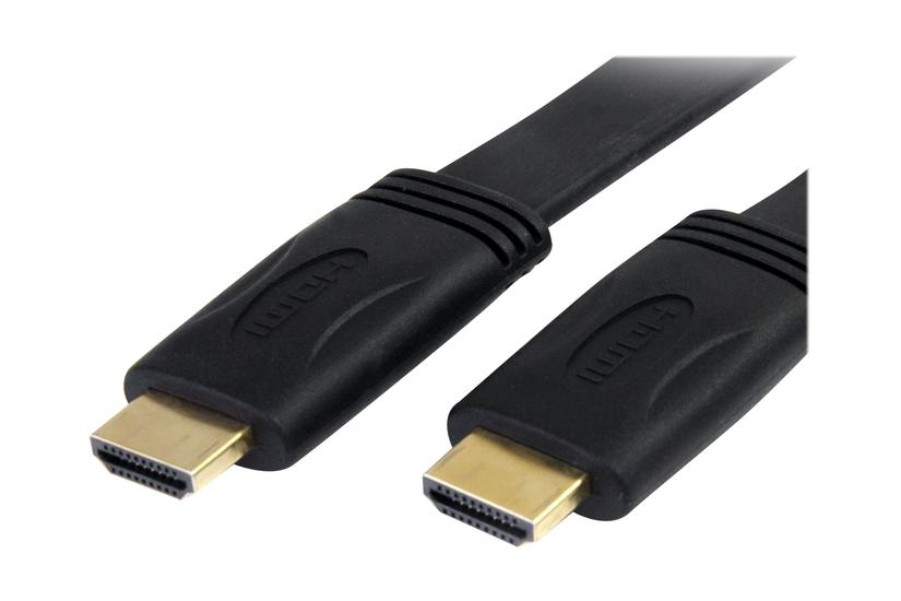 Startech Com Ft Flat High Speed Hdmi Cable With Ethernet Ultra Hd 4k 2k Hdmi Cable Hdmi To Hdmi Flat Hdmi Cable Hdmimm6fl Hdmi-kabel Med Ethernet