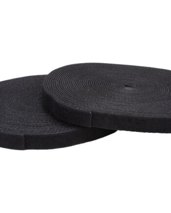 Startech Com 100ft  Hook And Loop Roll Cut-to-size Reusable Cable Ties Bulk Industrial Wire Fastener Tape Adjustable Fabric Wraps Black  Hklp100  Kabelbinderrulle