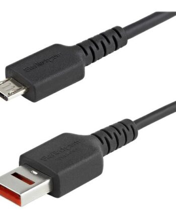 Startech Com 3ft  1m  Secure Charging Cable  Usb-  To Micro Usb Data Blocker Charge-only Cable  Power-only Charger Cable For Phone Tablet  Data Blocking Usb Protector Adapter Cable