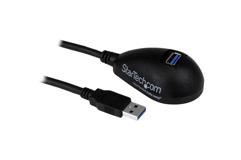 Startech Com 5ft Superspeed Usb Extension Cable For Desktop Stp Usb- Male To Usb- Female Cable For Computer Black Usb3sext5dkb Usb Forlængerkabel Usb Type Til Usb Type