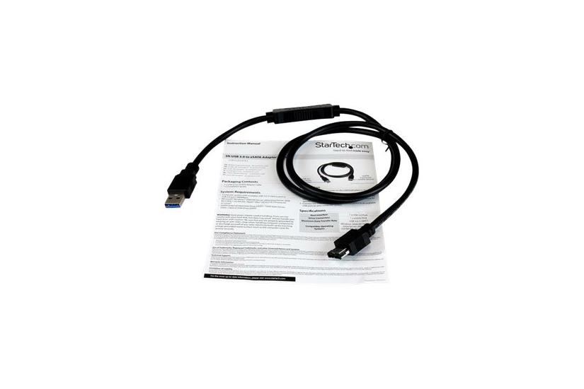 Startech Com Ft Usb To Esata Adapter Gbps Usb To Hdd Ssd Odd Converter Hard Drive To Usb Cable Usb3s2esata3 Lagringskontrol Esata 6gb Usb