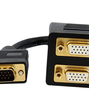 Startech Com   Ft  Vga To Vga Splitter Cable     Dual Monitor Video Cable Splitter  Vgaspl1vv  Vga-splitter 30 Cm