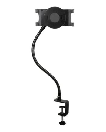Startech Com Gooseneck Tablet Holder Bendable Tablet Arm Desk Mount Tablet Stand For Most    To 11  Tablets Detachable Holder Monteringssæt For Tablet Sort