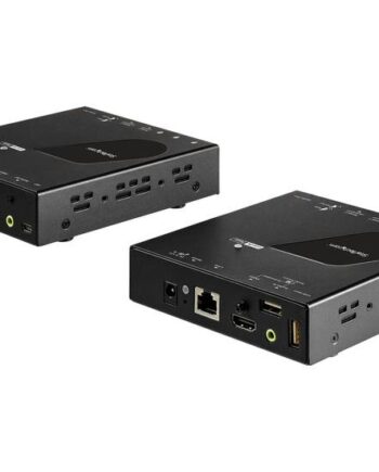 Startech Com Hdmi Kvm Extender Over Ip Network 4k 30hz Hdmi And Usb Over Ip Lan Or Cat5e Cat6 Ethernet  100m 330ft  Remote Kvm Console Video Audio Ekspander Hdmi Taa-kompatibel