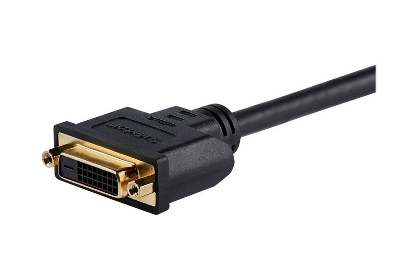 Startech Com Hdmi Male To Dvi Female Adapter 8in 1080p Dvi- Gender Changer Cable Hddvimf8in Videoadapter Hdmi Dvi 20 32 Cm