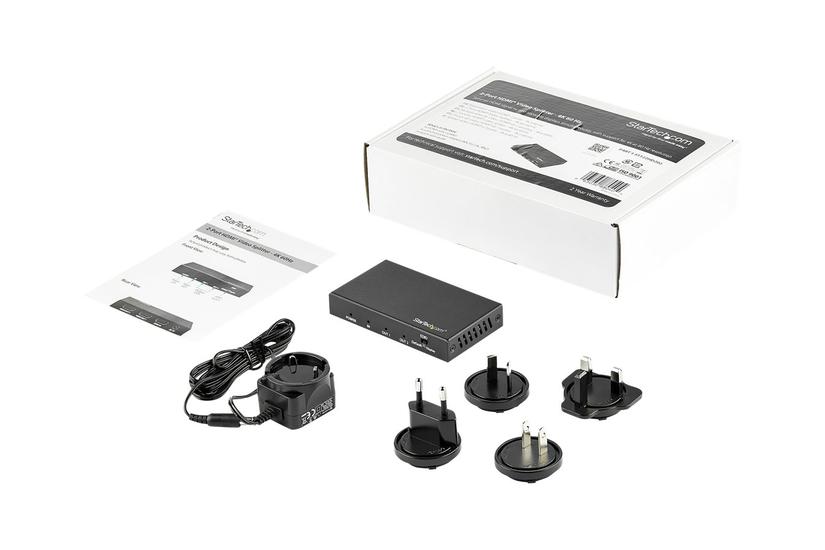 Startech Com Hdmi Splitter -port 4k 60hz Hdmi Splitter In Out Way Hdmi Splitter Hdmi Port Splitter St122hd202 Video- Audiosplitter Porte