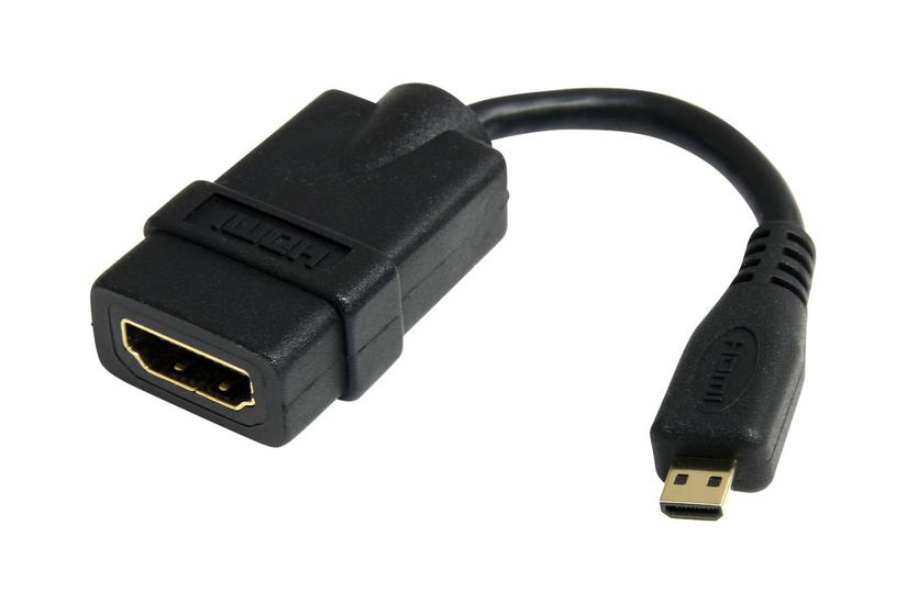 Startech Com 5in High Speed Hdmi Adapter Cable Hdmi To Hdmi Micro Inch Micro Hdmi Adapter Hdmi Female To Micro Hdmi Male Hdadfm5in Hdmi Adapter Cm