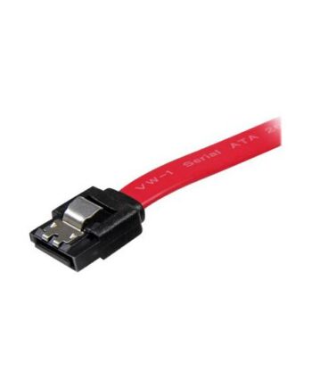Startech Com 18in Latching Sata Cable Sata Cable Serial Ata 150 300 600 Sata     To Sata         Ft Latched Red Lsata18 Sata-kabel 46 Cm