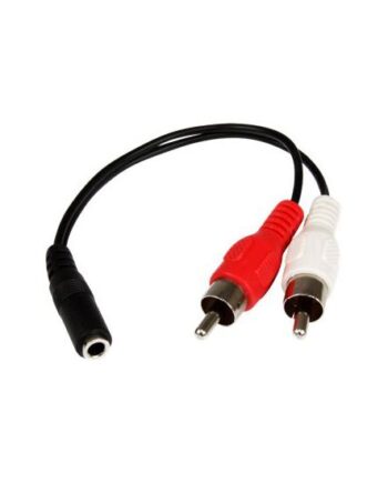 Startech Com 6in Rca To   5mm Female Cable Audio To Rca Cable   5mm Female To 2x Rca Male Aux To Rca Stereo Audio Cable  Mufmrca  Audiokabel 15 24 Cm
