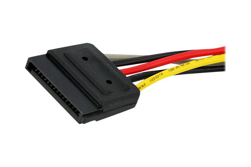 Startech Com 6in Sata Power Splitter Cable Adapter Power Splitter Sata Power To Sata Power In Pyo2sata Strøm-splitter Sata Strøm Til Sata Strøm 15 Cm