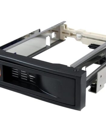 Startech Com   25in Trayless Hot Swap Mobile Rack For   5in Hard Drive Internal Sata Backplane Enclosure Lockable Drive Bay  Hsb100satbk  Lagrings Mobil Rack