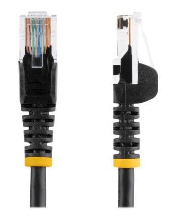 Startech Com 5m Black Cat5e   Cat   Snagless Patch Cable     Patchkabel     Sort
