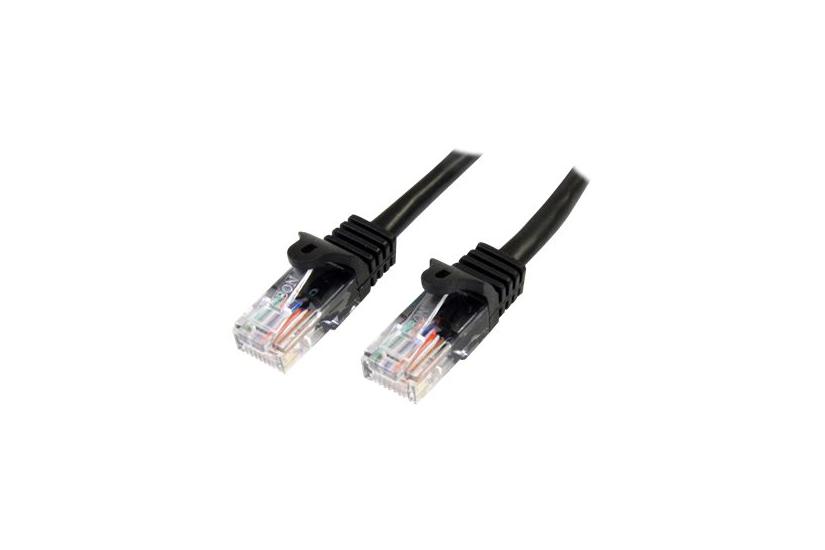 Startech Com 3m Black Cat5e Cat Snagless Patch Cable Patchkabel Sort