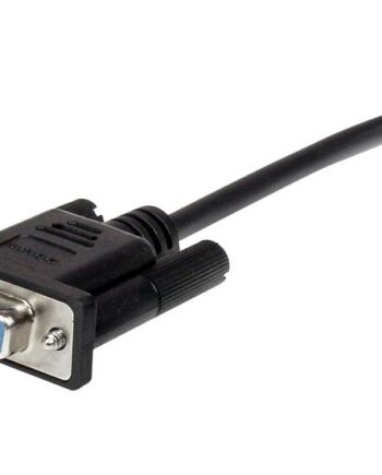 Startech Com   5m Black Straight Through Db9 Rs232 Serial Cable Db9 Rs232 Serial Extension Cable Male To Female Cable 50cm  Mxt10050cmbk  Serielforlængerkabel Db-  Til Db-  50 Cm