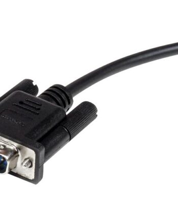 Startech Com 3m Black Straight Through Db9 Rs232 Serial Cable Db9 Rs232 Serial Extension Cable Male To Female Cable  Mxt1003mbk  Serielforlængerkabel Db-  Til Db-