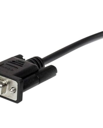 Startech Com 2m Black Straight Through Db9 Rs232 Serial Cable Db9 Rs232 Serial Extension Cable Male To Female Cable  Mxt1002mbk  Serielforlængerkabel Db-  Til Db-