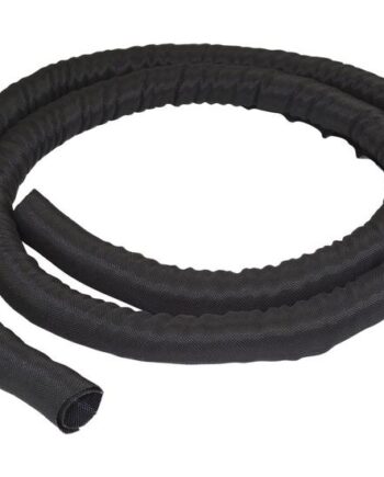 Startech Com       2m  Cable Management Sleeve  Flexible Coiled Cable Wrap     -     Dia  Expandable Sleeve  Polyester Cord Manager Protector Concealer  Black Trimmable Cable Organizer Flame Resistant Ul94-v0 Kabelmuffesæt